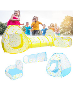 Portable 3 In 1 Kids Tent Indoor Outdoor Play House...