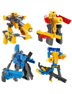 Children's Robot-Pistol Toy DIY Assembly